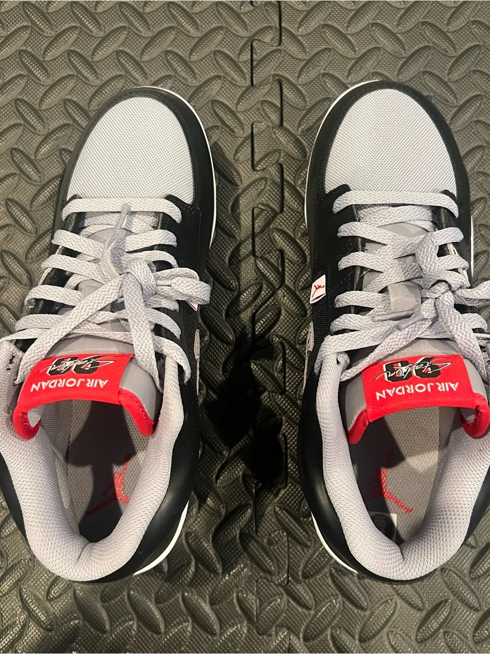 Air Jordan Stadium 90 Cleat ‘ Black Cement’ HQ0210-060 Size 9